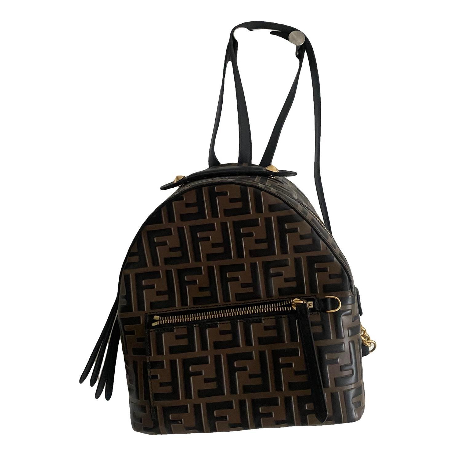 Back to school leather backpack