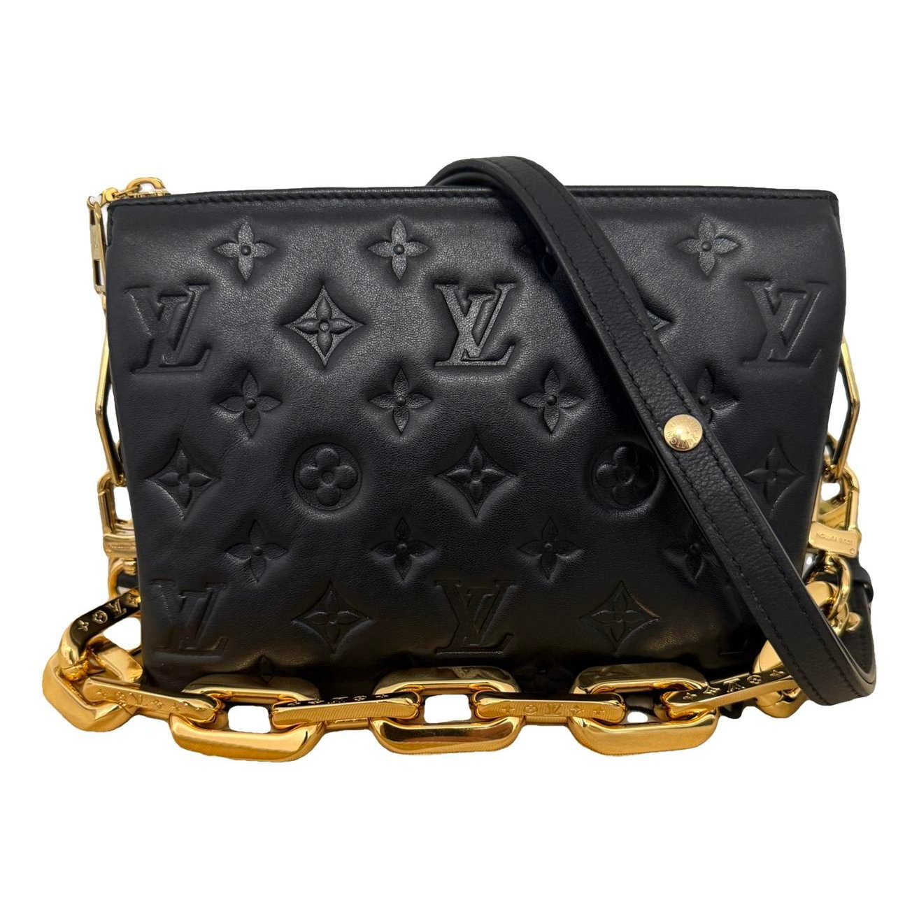 Coussin leather handbag