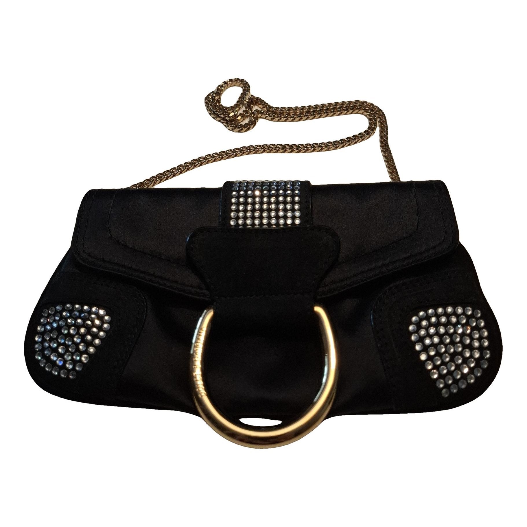 Silk clutch bag
