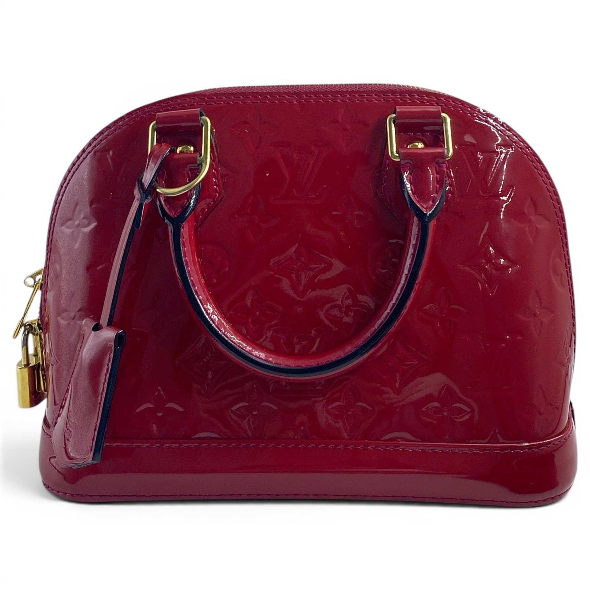 Alma BB patent leather handbag