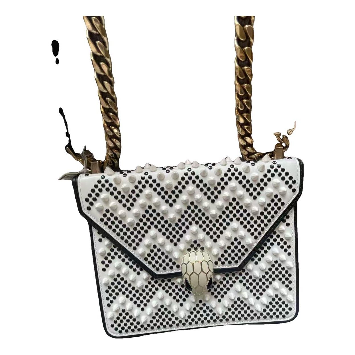 Serpenti leather handbag