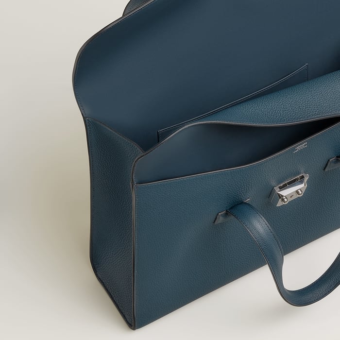 Bleu De Prusse Sac a Depeches Light 1-36 Briefcase