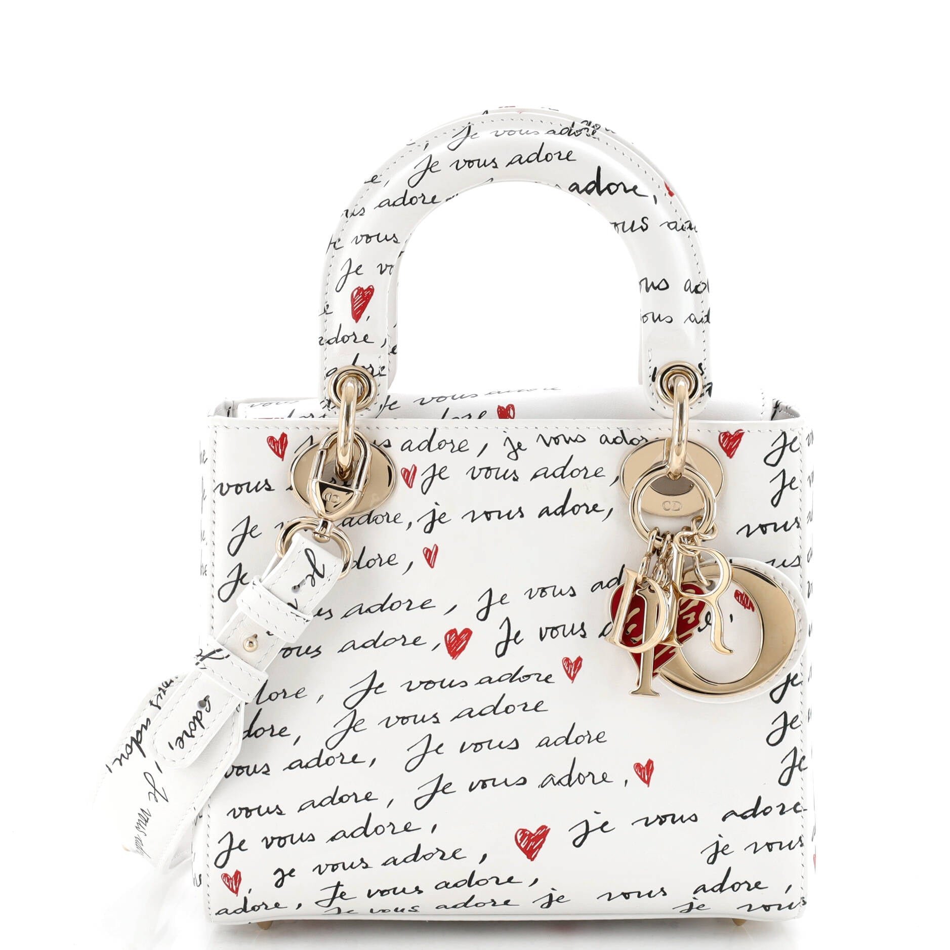 My ABCDior Lady Dior Bag Printed Leather Small