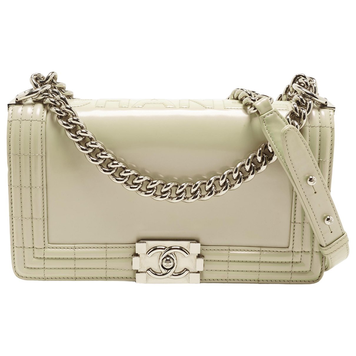 Boy patent leather handbag