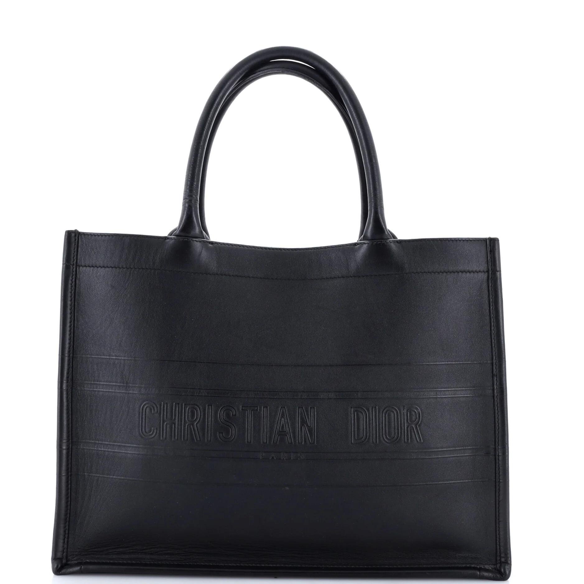 Leather tote