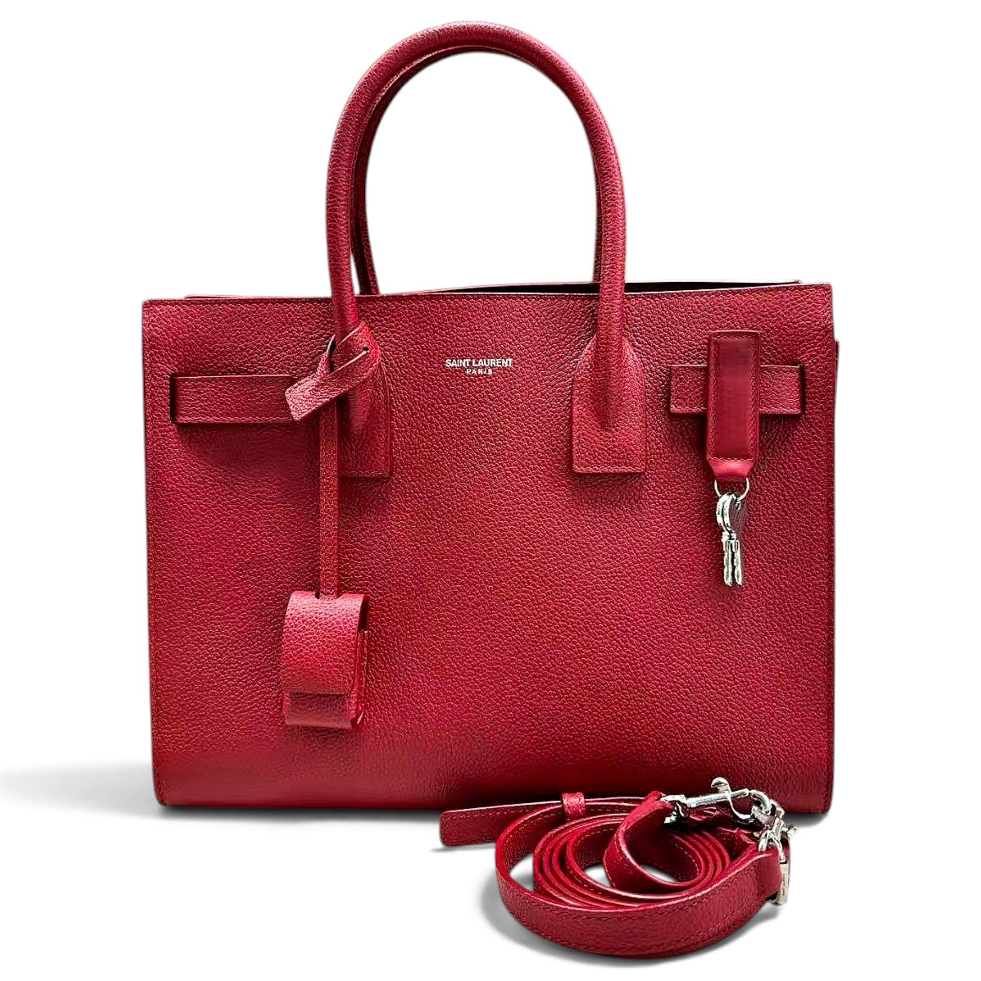 Saint Laurent Sac de Jour leather tote