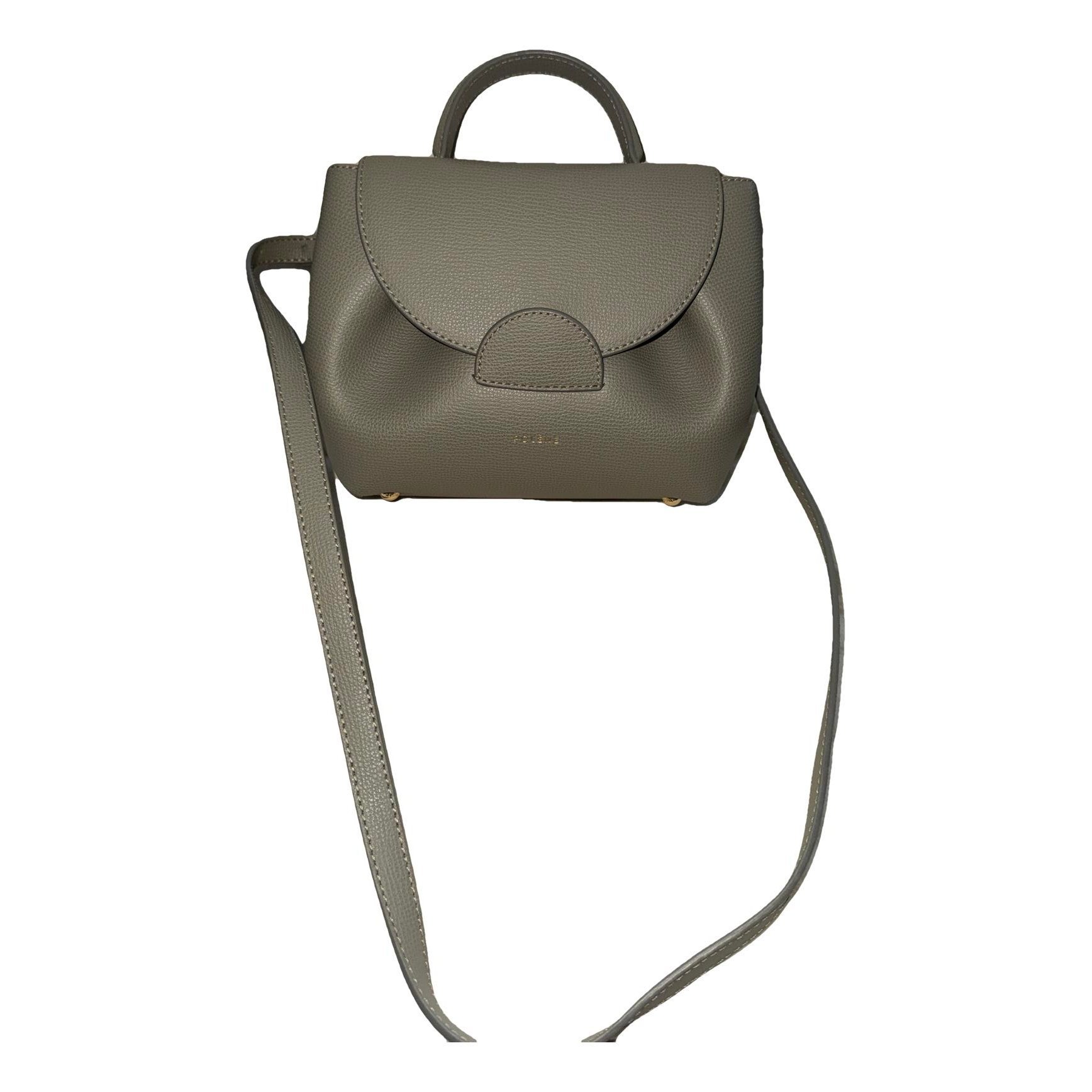 Numéro un nano leather crossbody bag