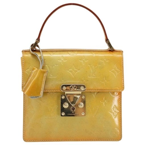 Spring street patent leather handbag