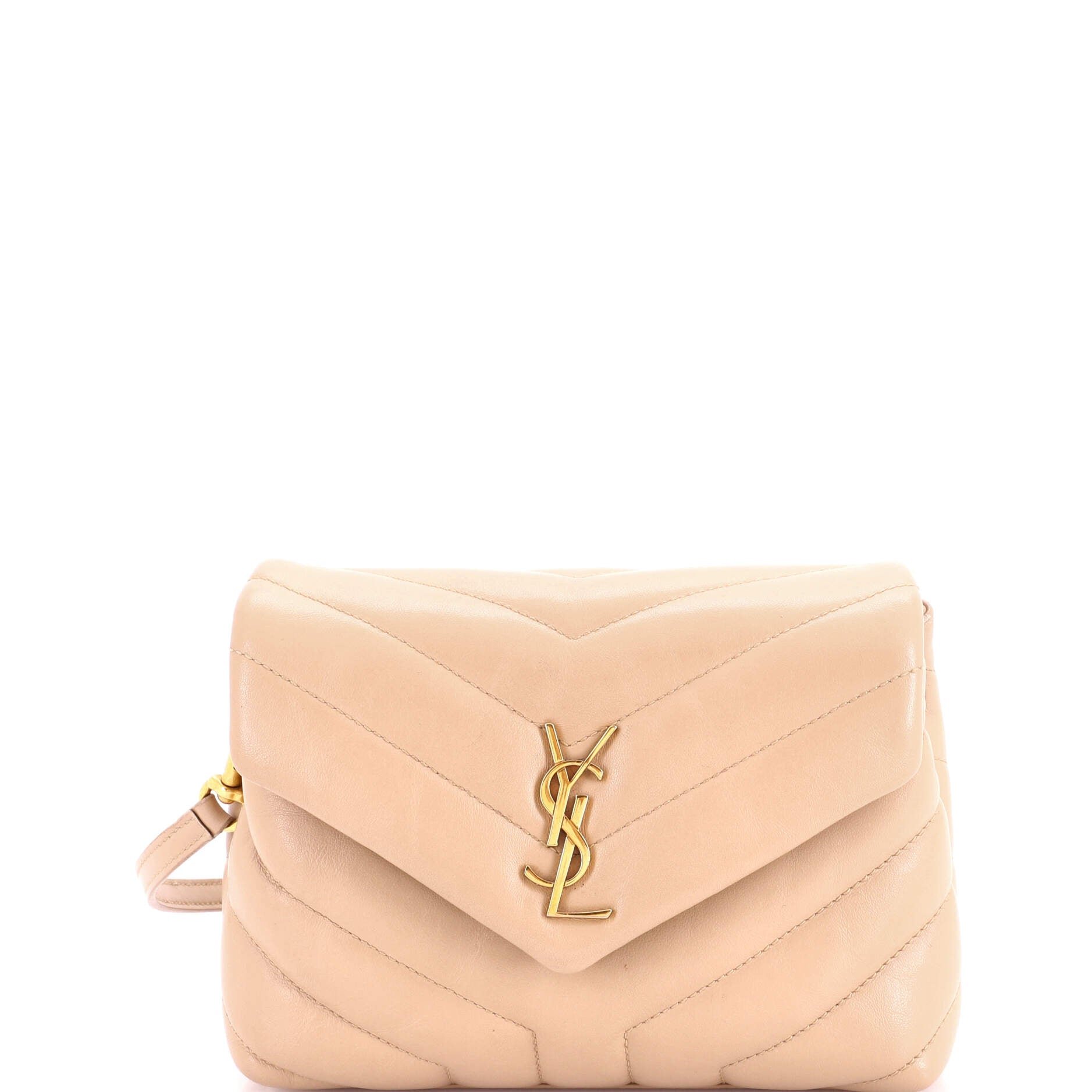Loulou Shoulder Bag Matelasse Chevron Leather Toy