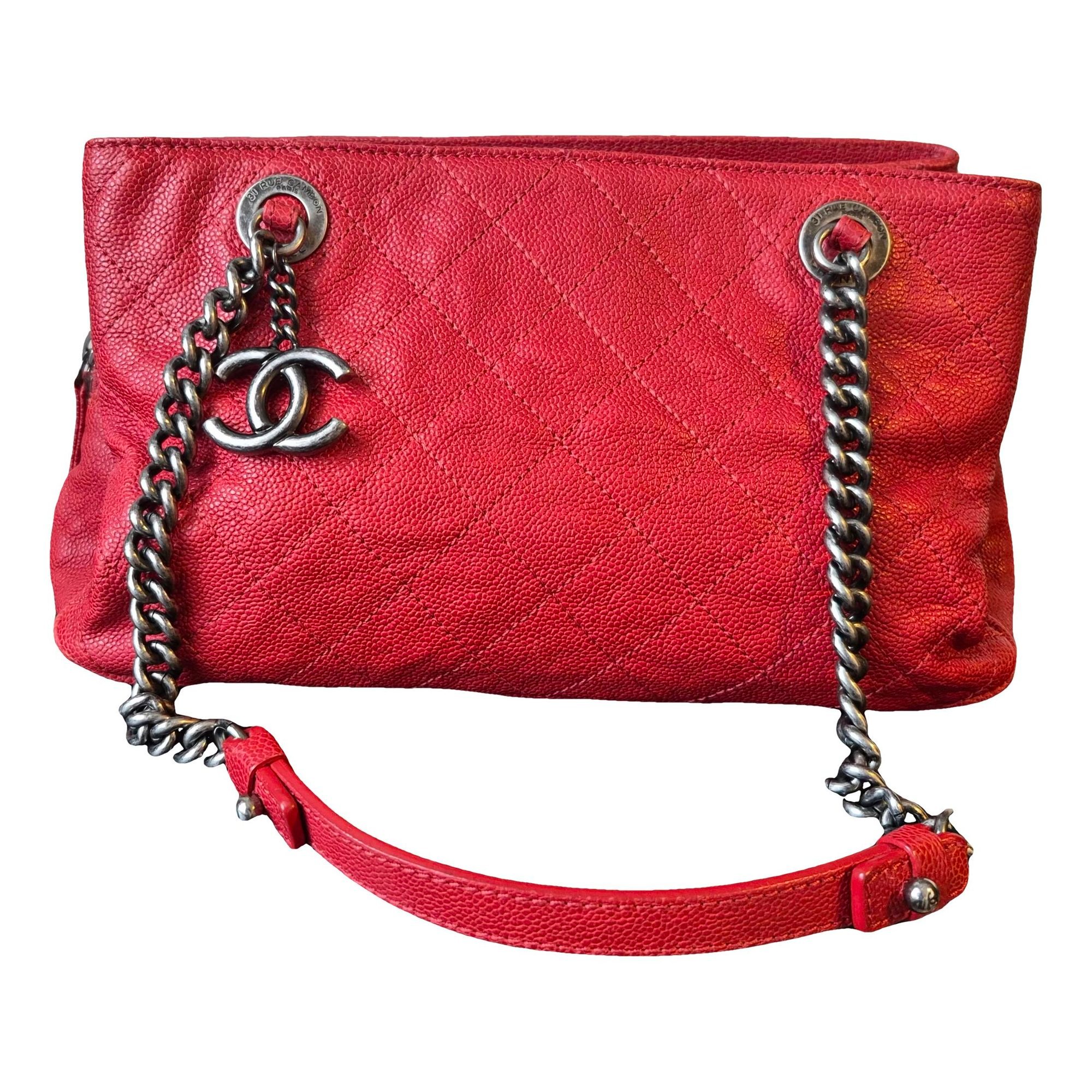 Leather handbag
