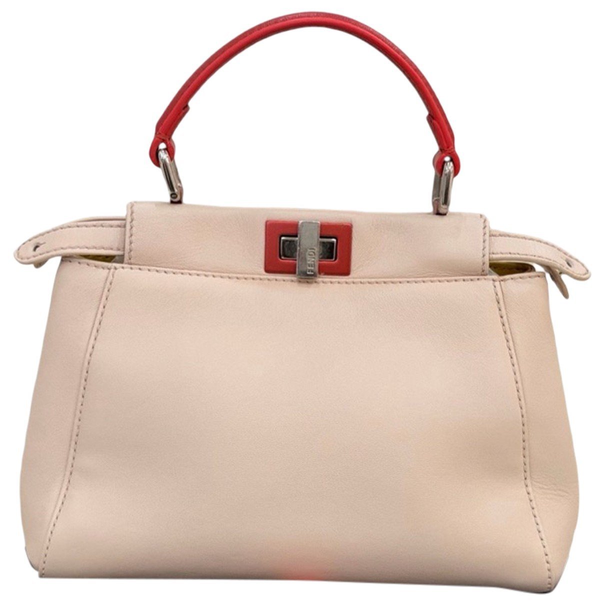 Peekaboo leather handbag