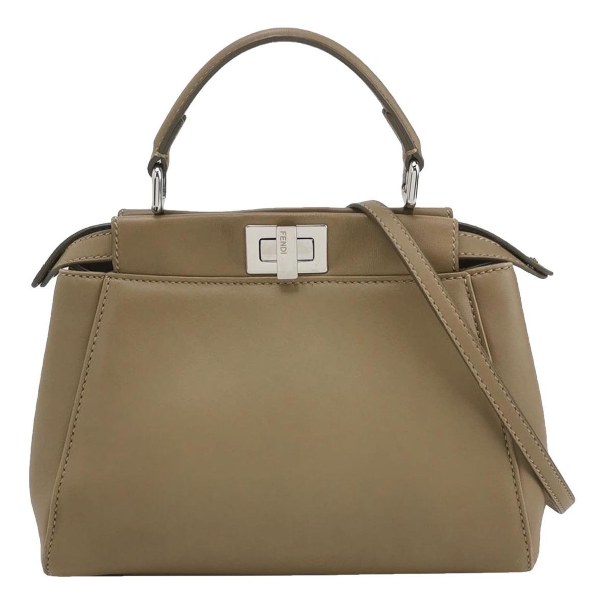 Peekaboo leather handbag
