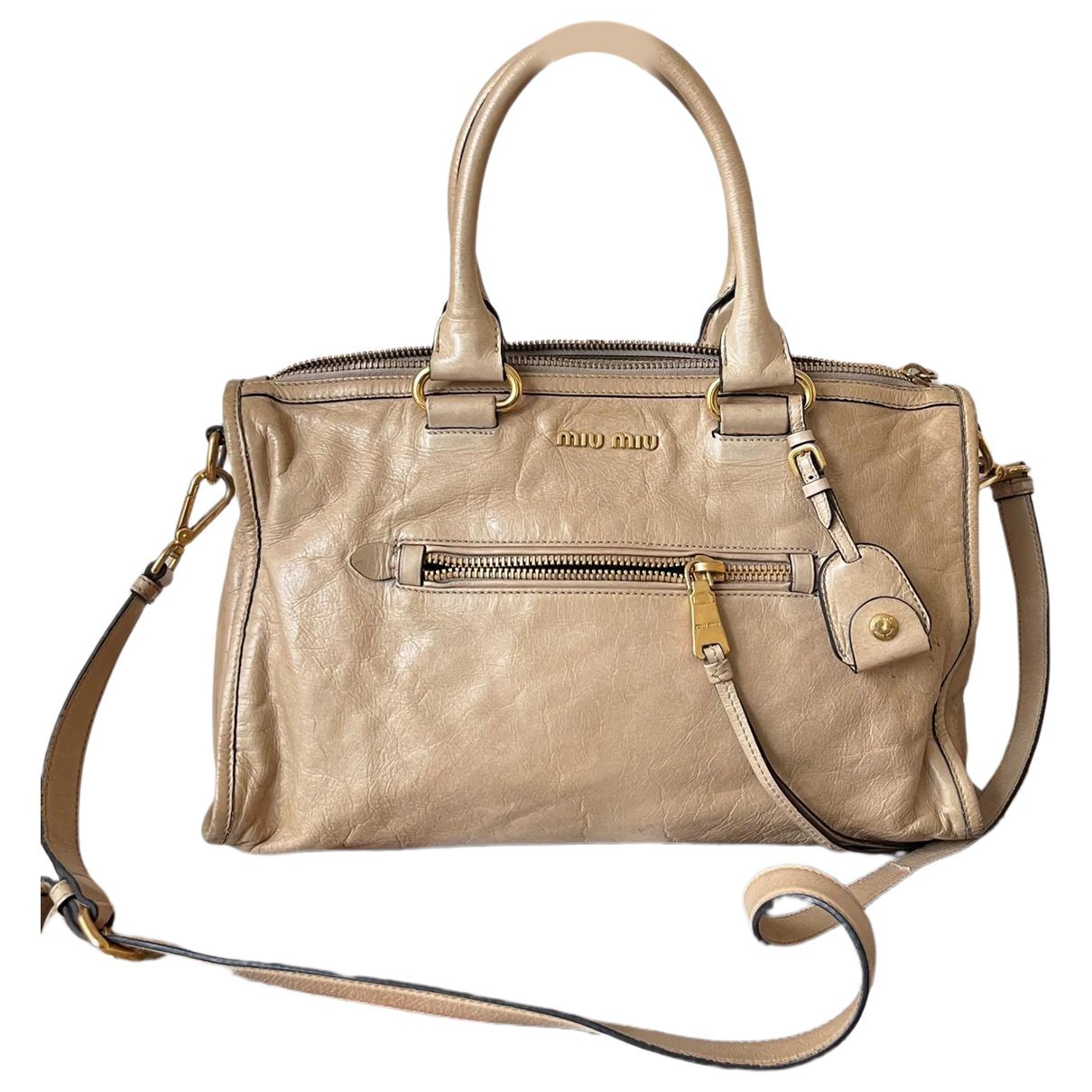 Leather crossbody bag