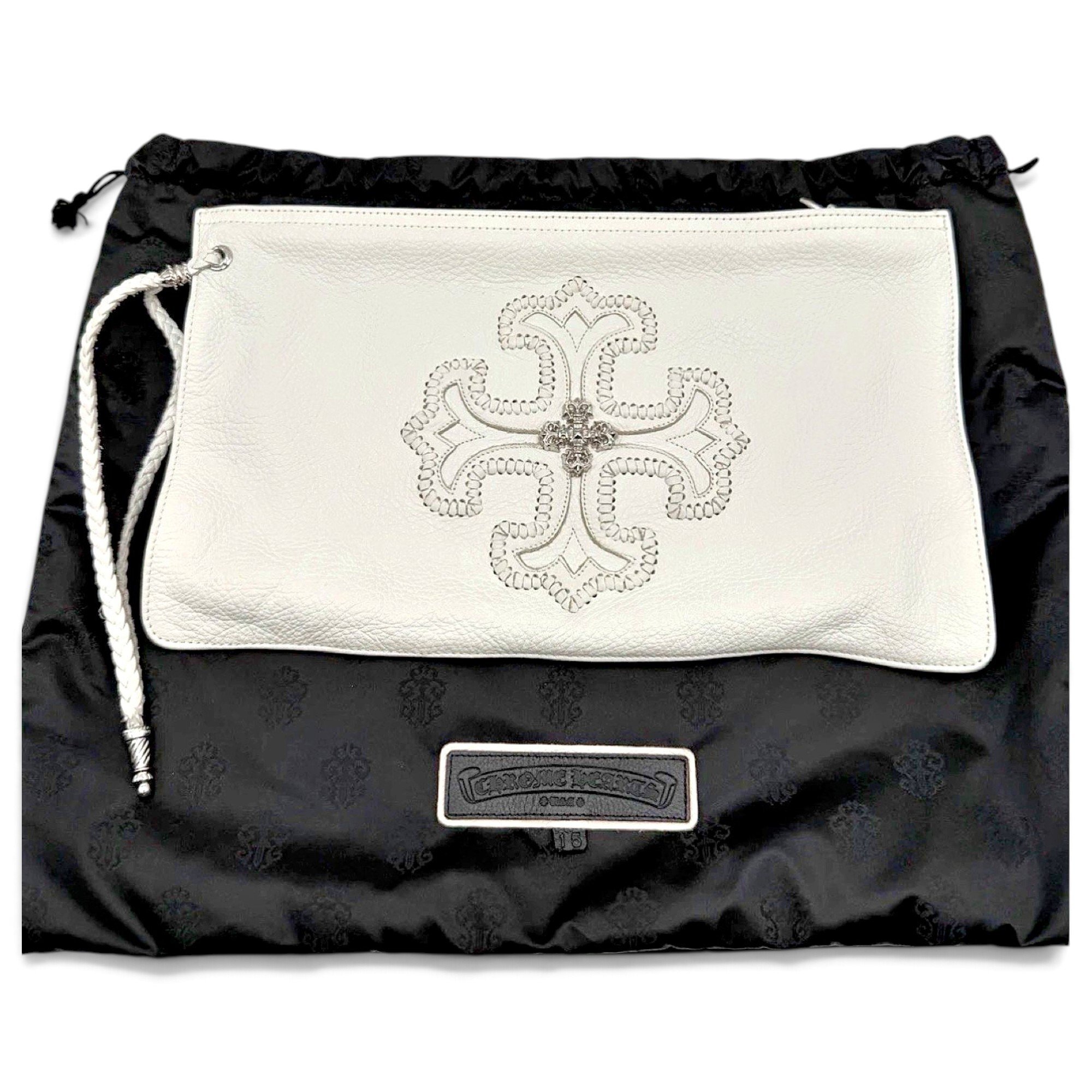 Chrome Hearts Leather clutch bag