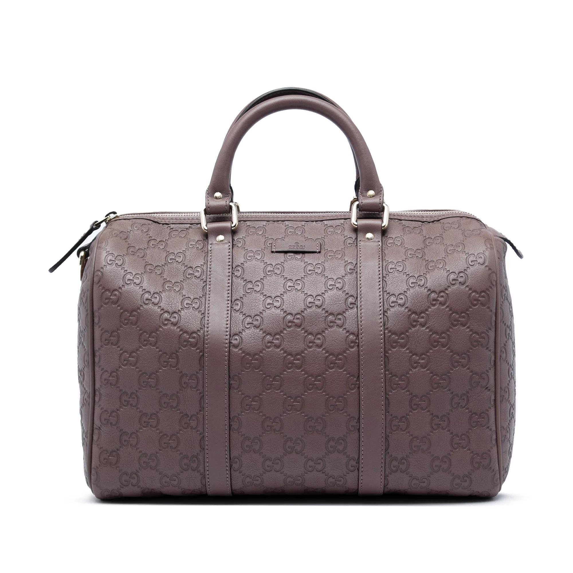 Boston leather bag
