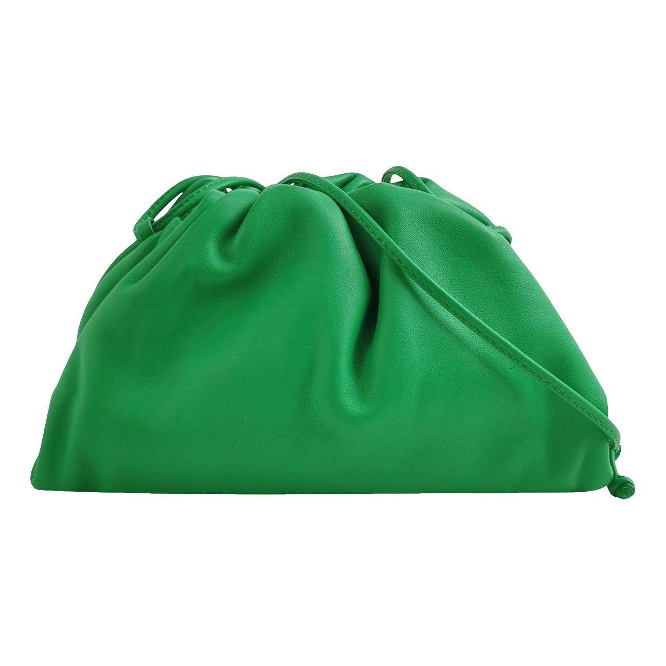 Pouch leather handbag