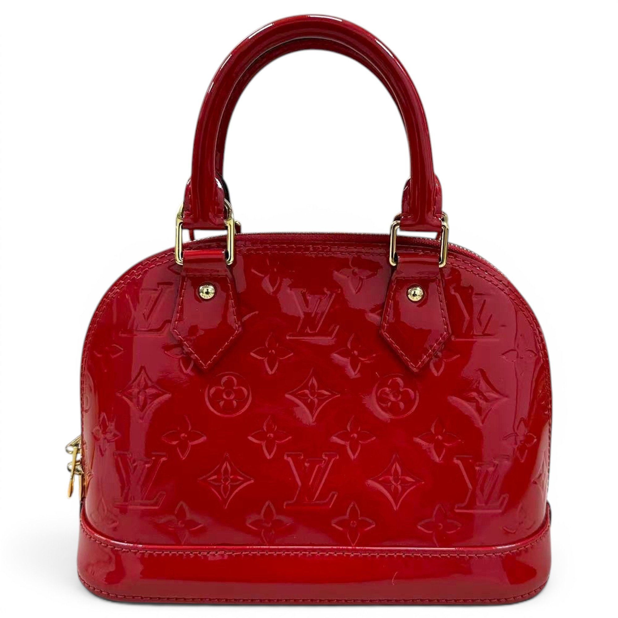 Alma BB patent leather handbag