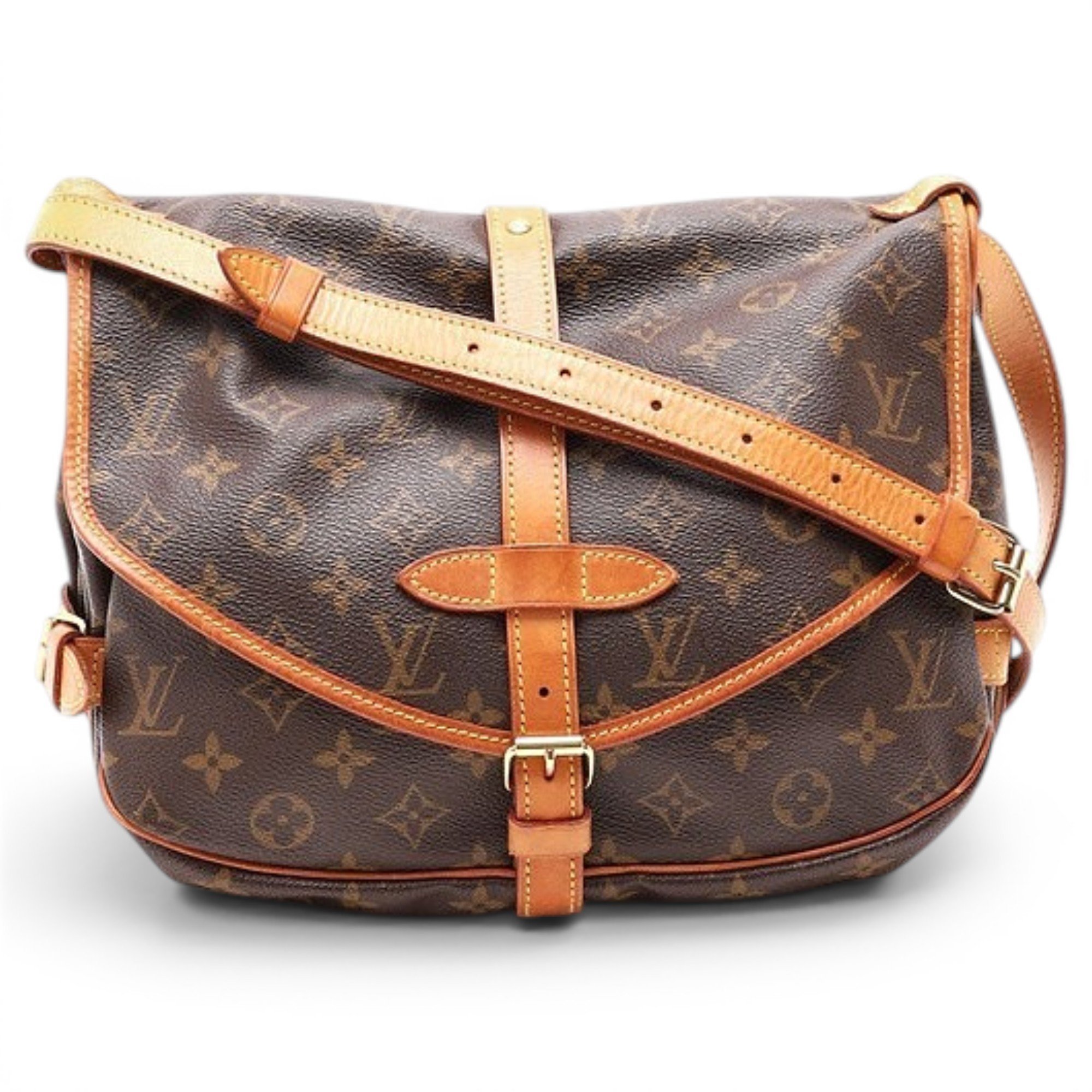 Saumur leather crossbody bag