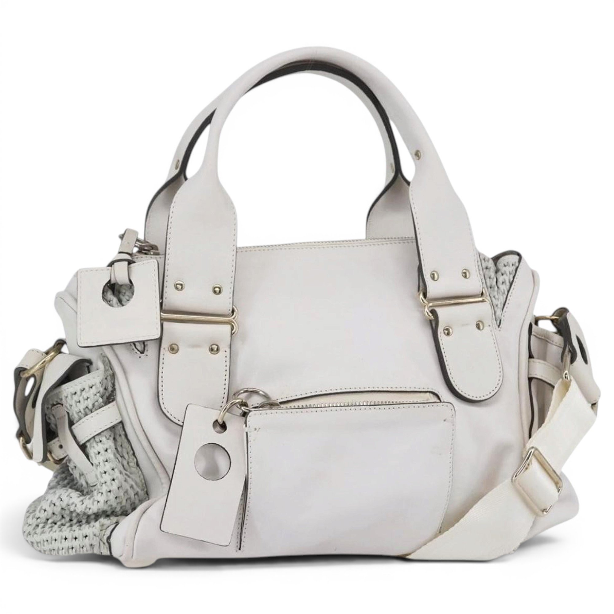C leather handbag