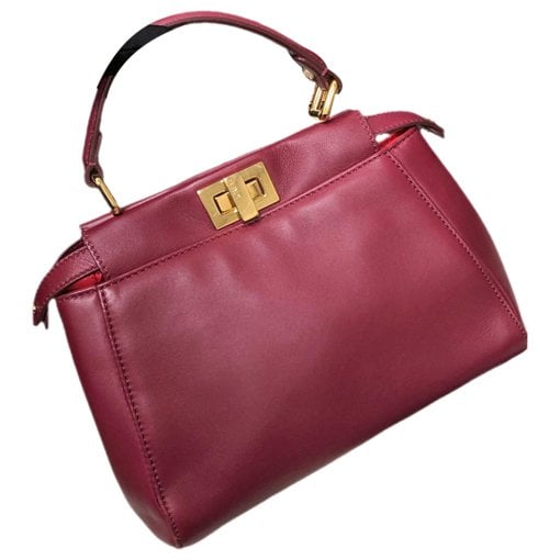 Peekaboo leather handbag