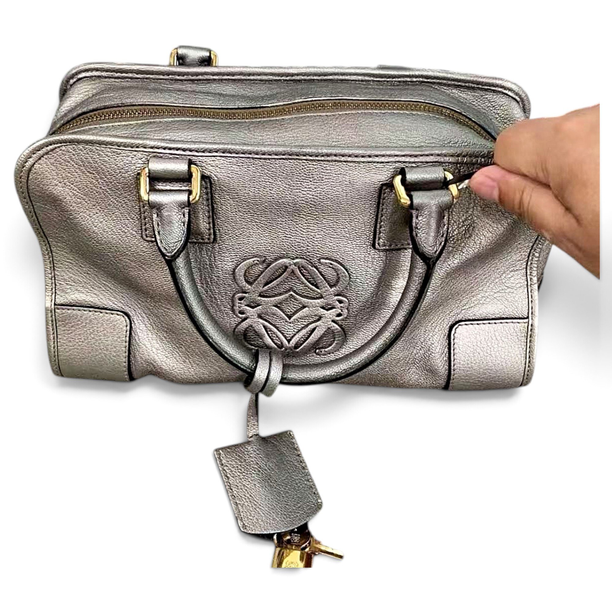 Amazona leather tote