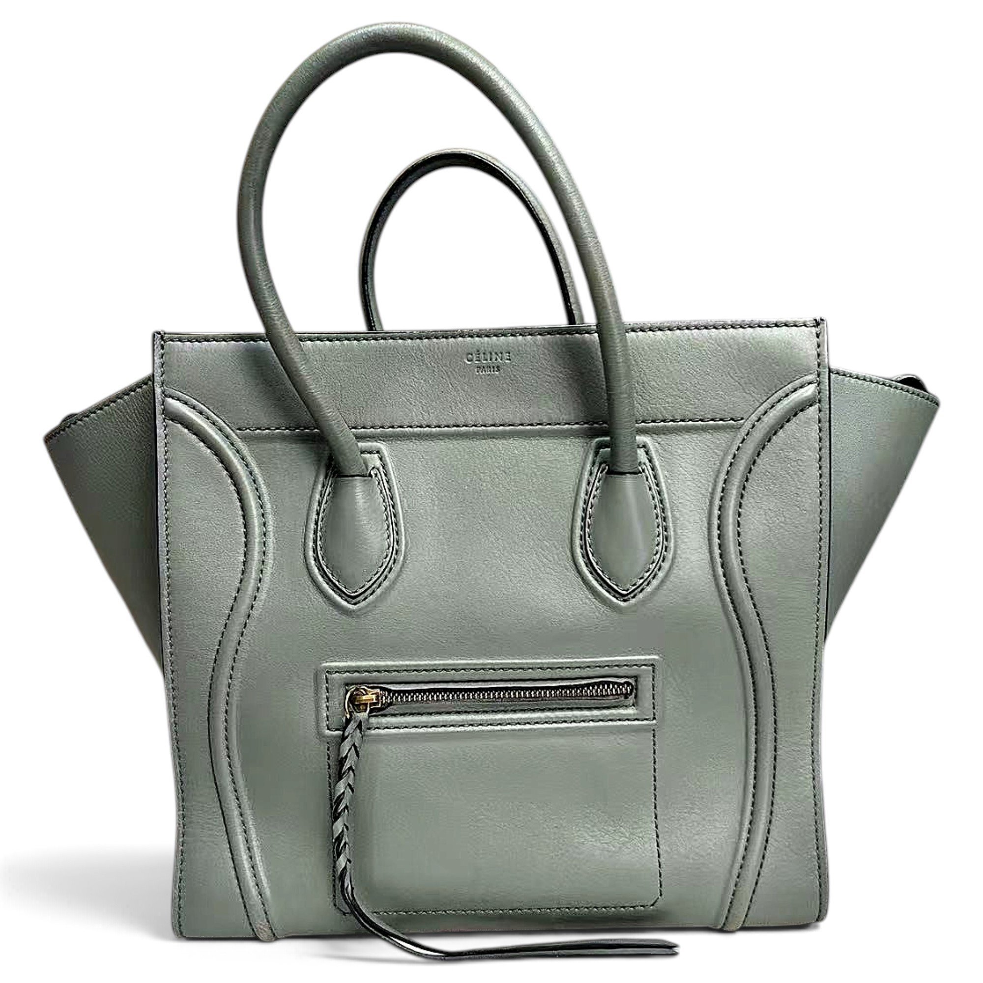 Luggage leather handbag