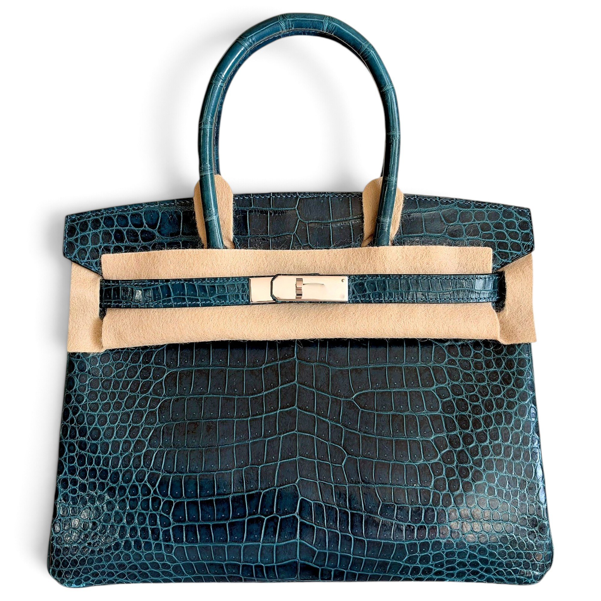 Hermes Birkin 30 Handbag Porosus Crocodile Skin 2017