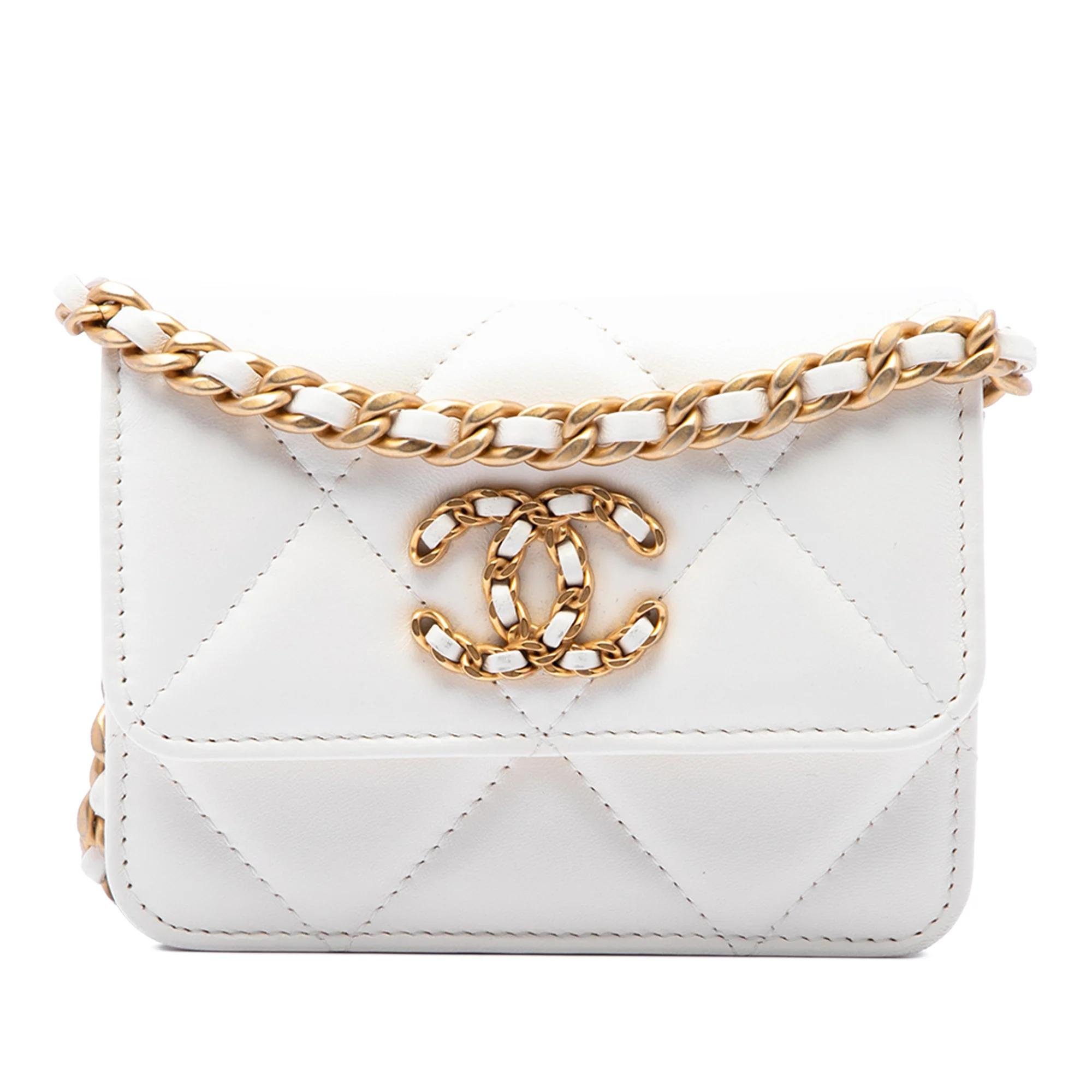 Chanel 19 pony-style calfskin handbag