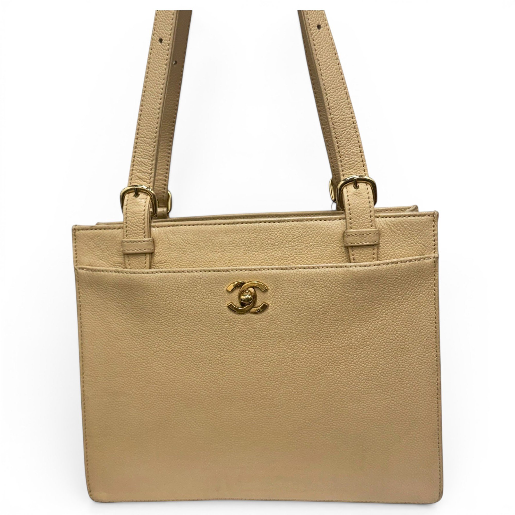 Leather tote