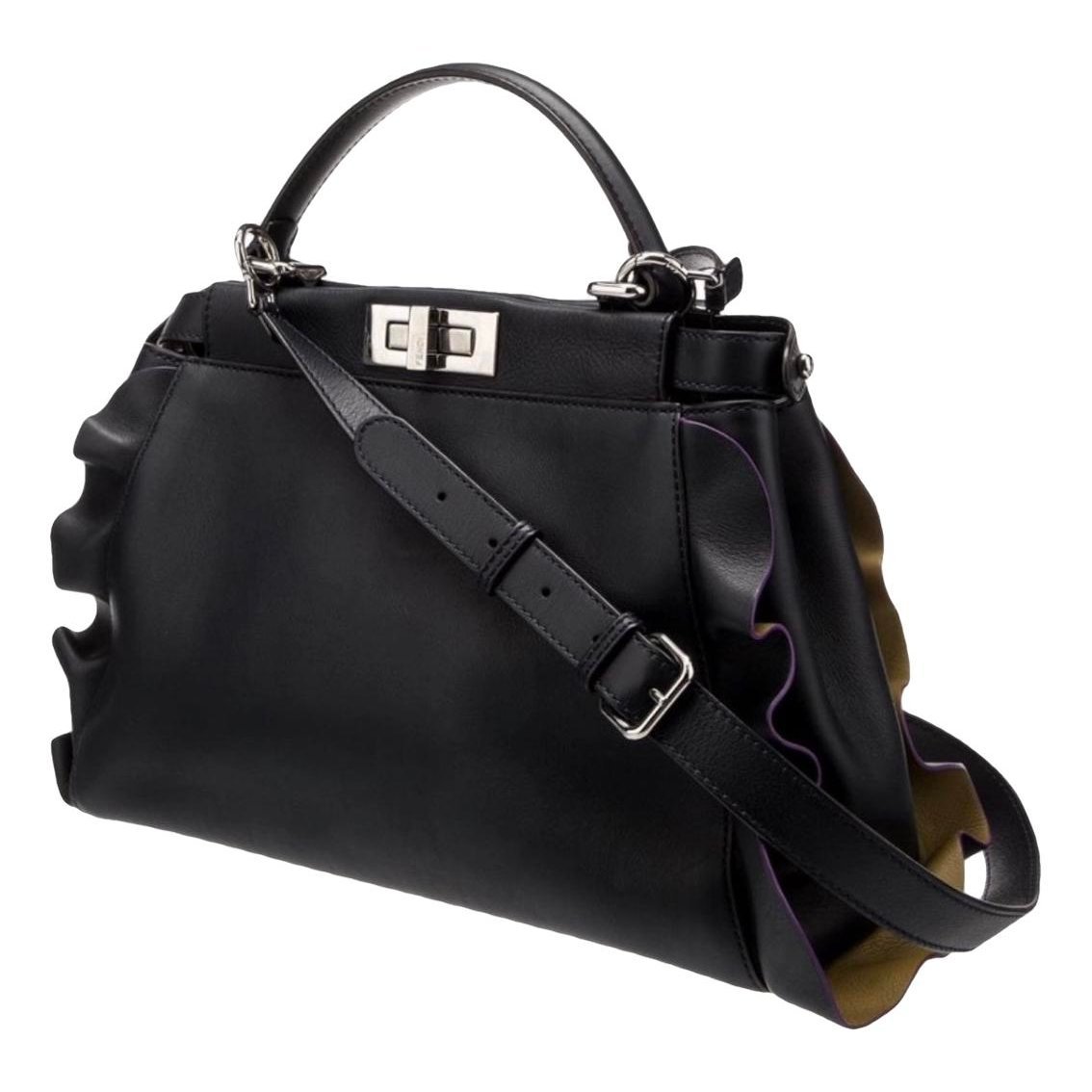 Peekaboo leather handbag