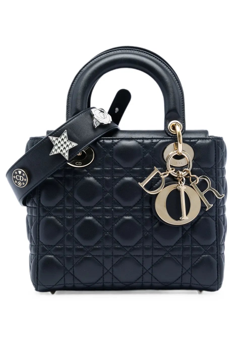2018 Small Lambskin Cannage MyABCDior Lady Dior satchel