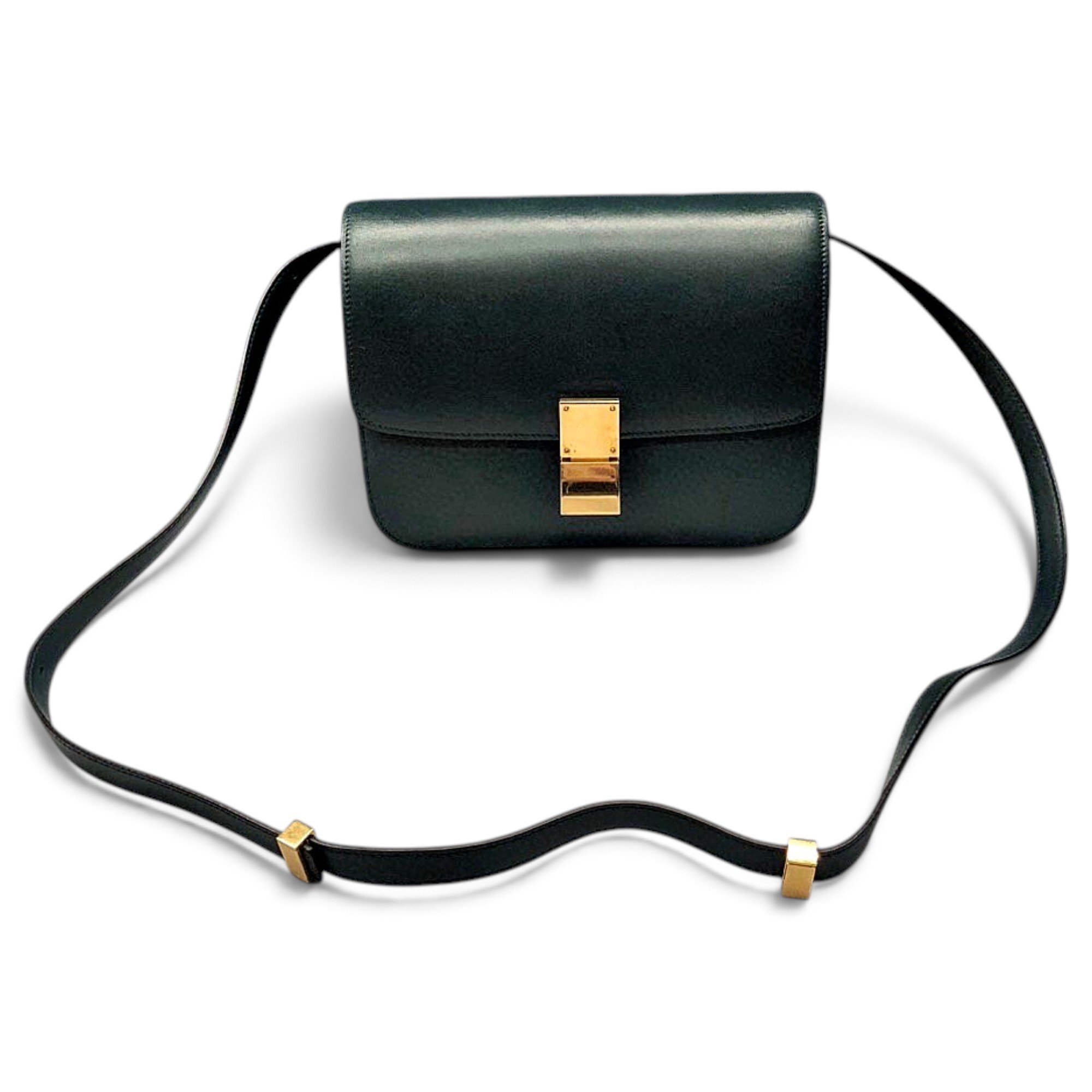 Classic leather crossbody bag