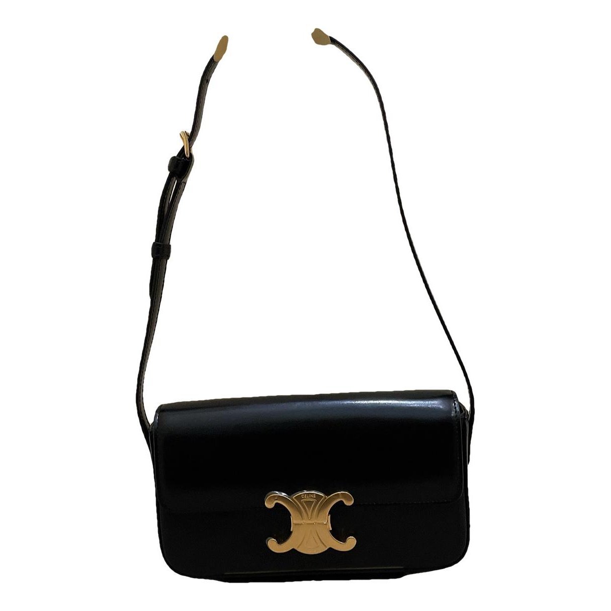 Triomphe Long leather handbag