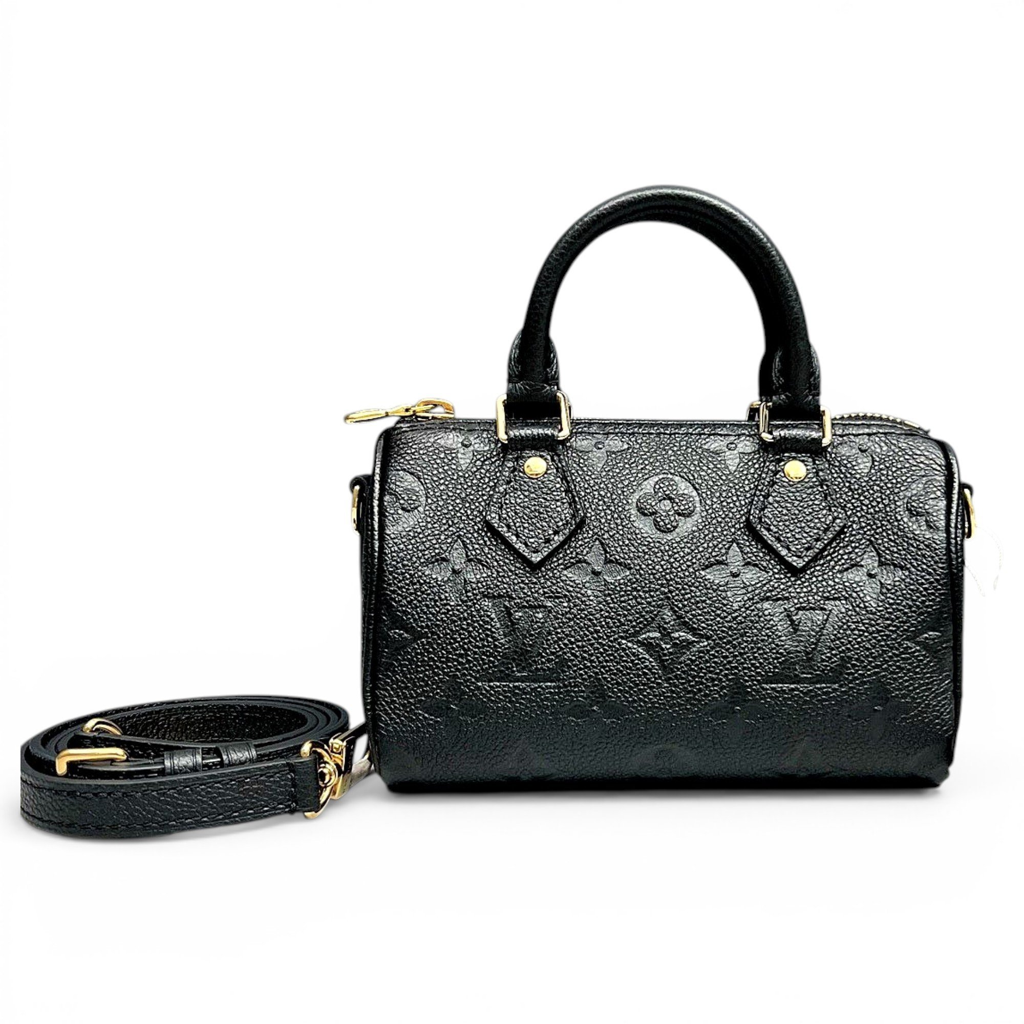 Speedy leather handbag