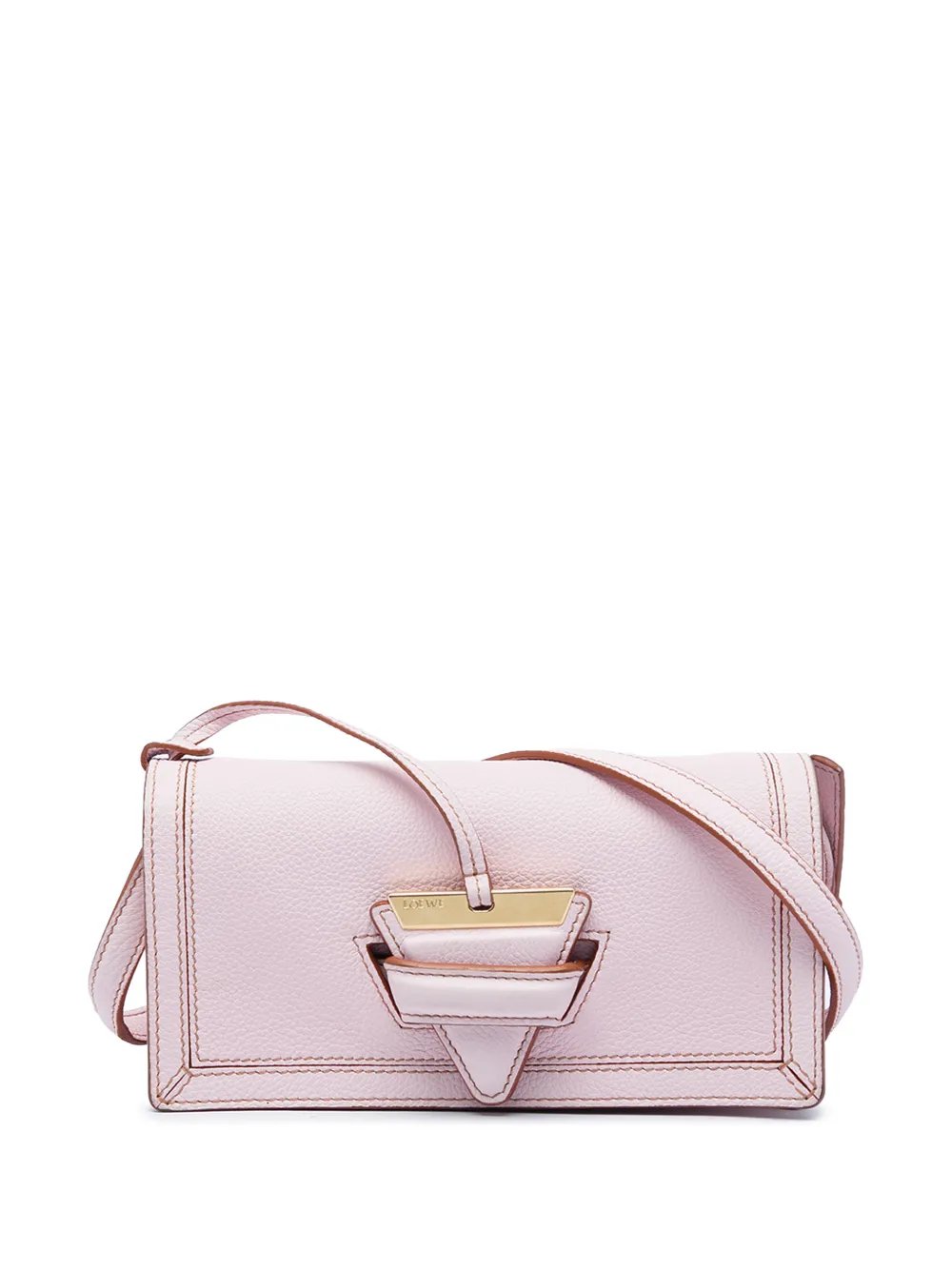 2020 Grained Calfskin Barcelona Wallet On Strap crossbody bag