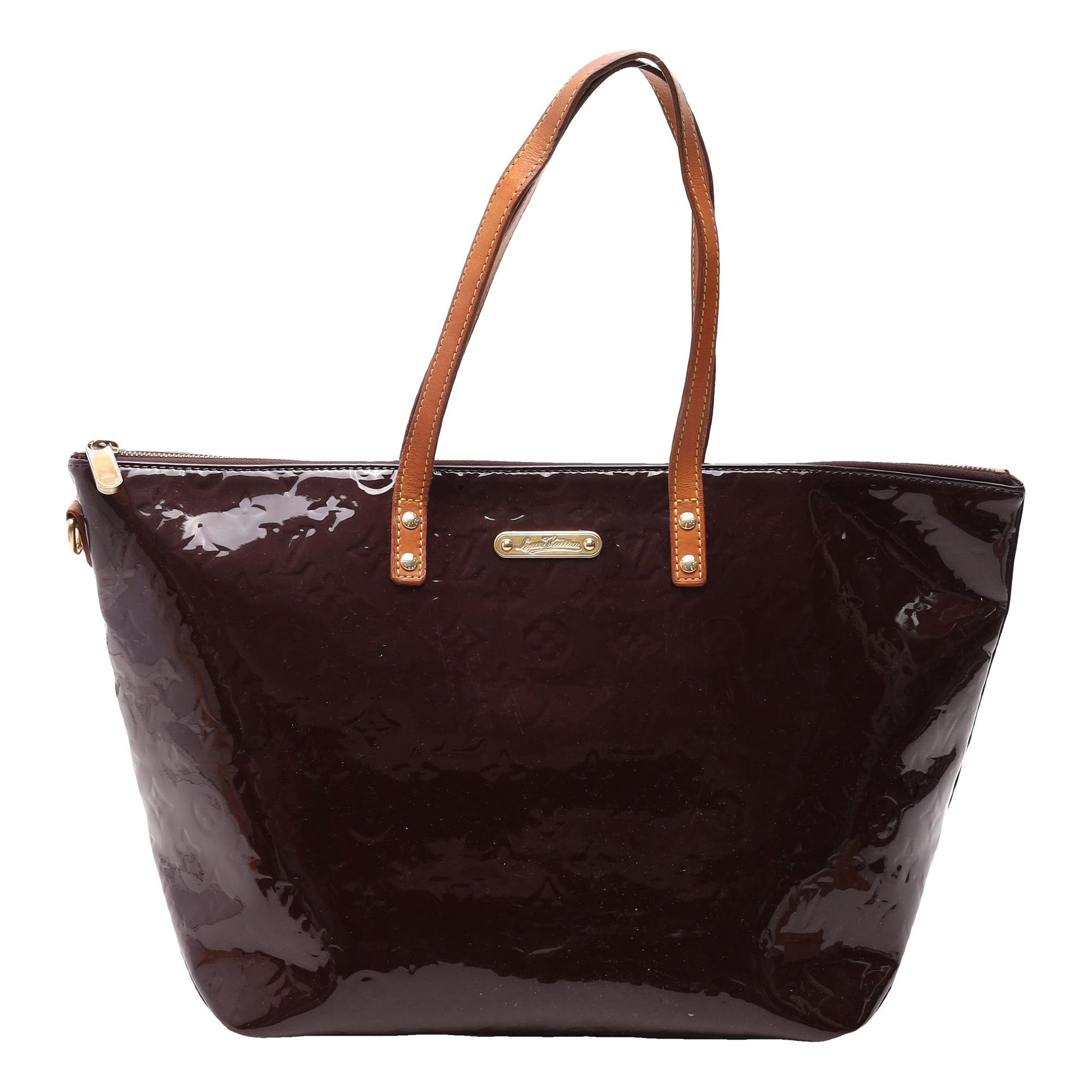 Bellevue patent leather tote