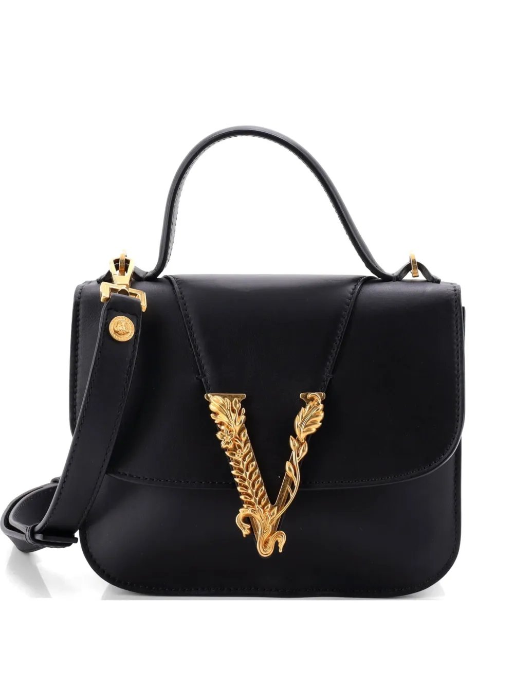 Virtus Top Handle Bag Leather Small shoulder bag