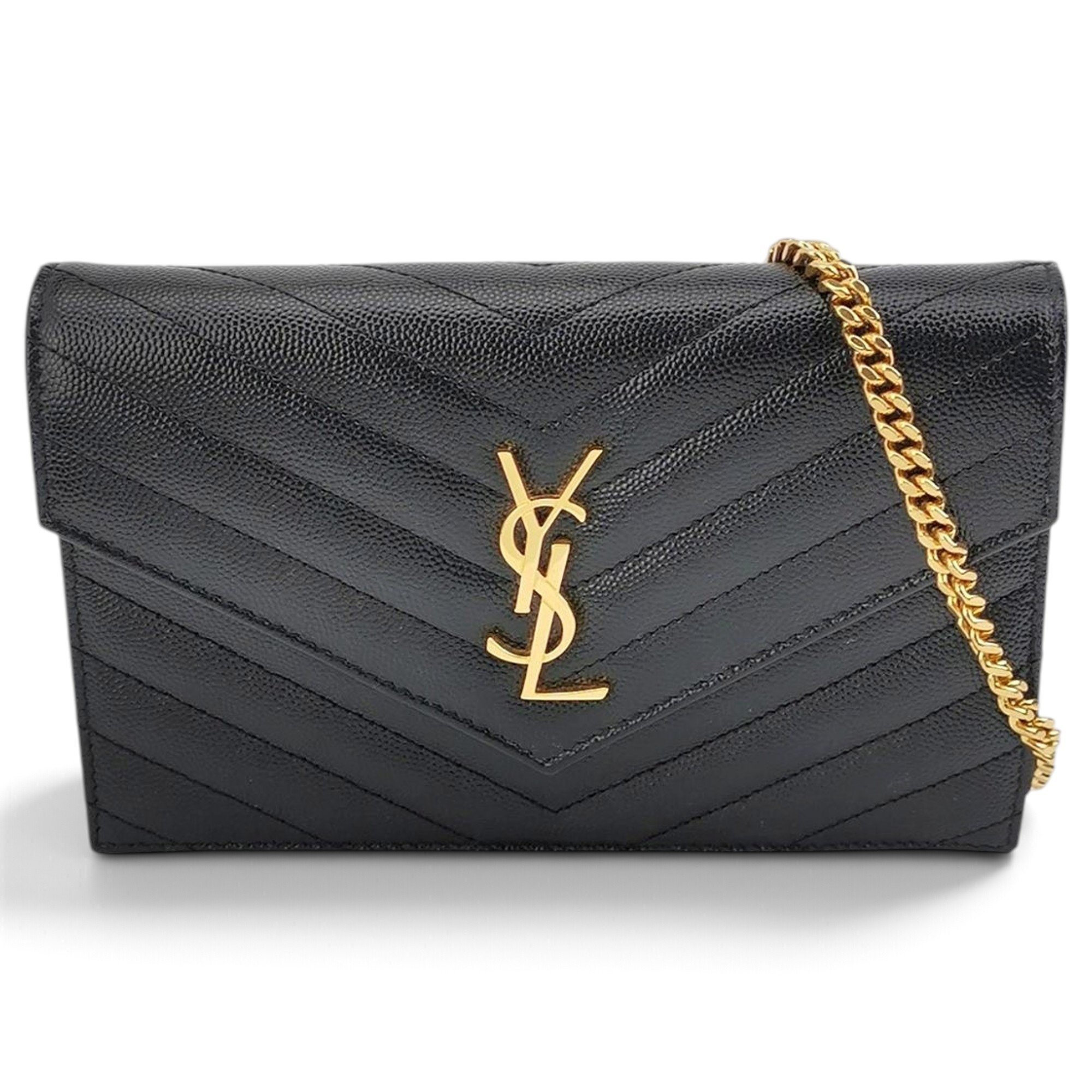 Envelope leather handbag
