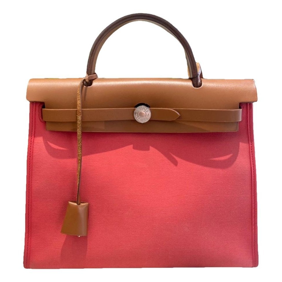 Hermes Herbag Handbag Rouge H