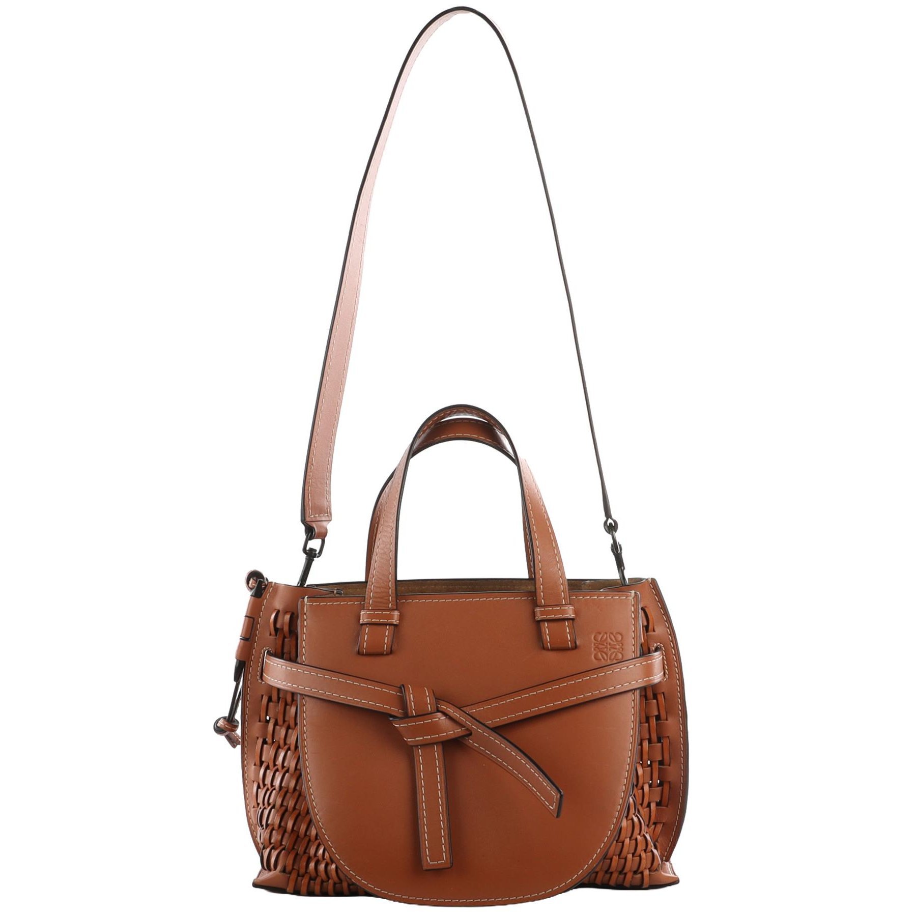 Leather tote