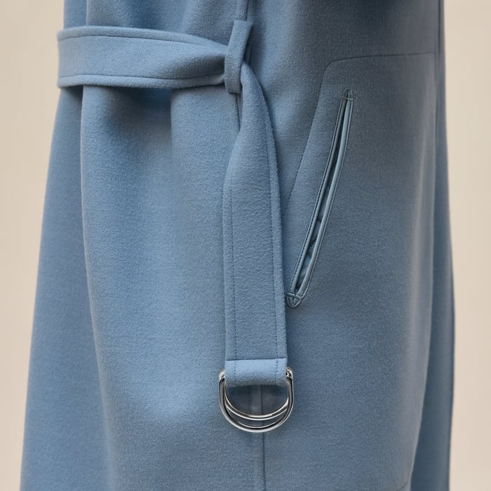 Bleu Adriatique "Chaine d'Ancre" Coat
