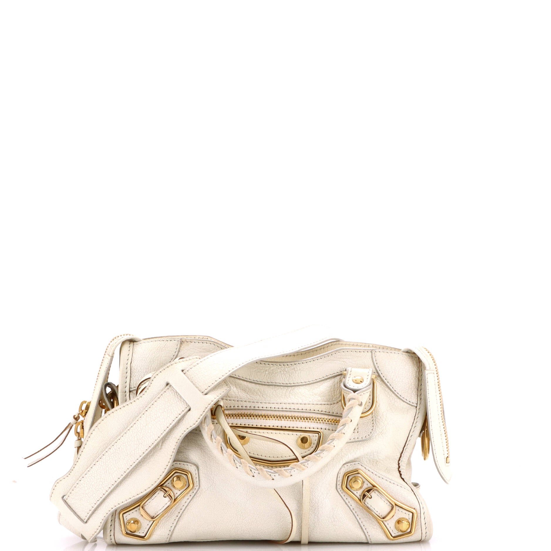 City Classic Metallic Edge Bag Leather Mini