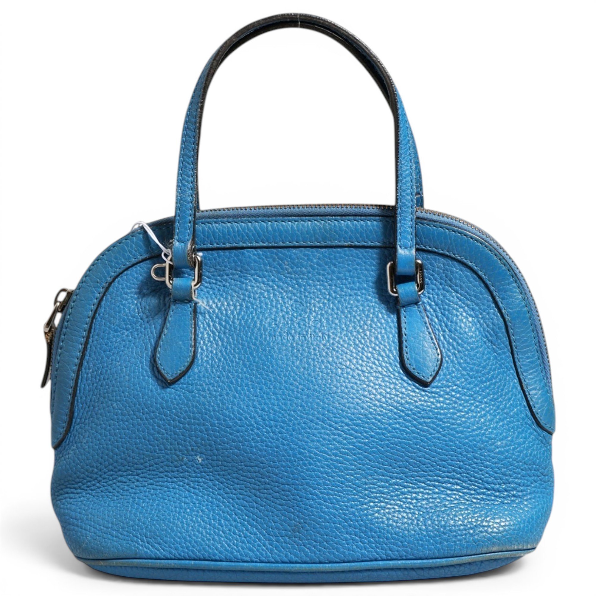 Dôme leather handbag