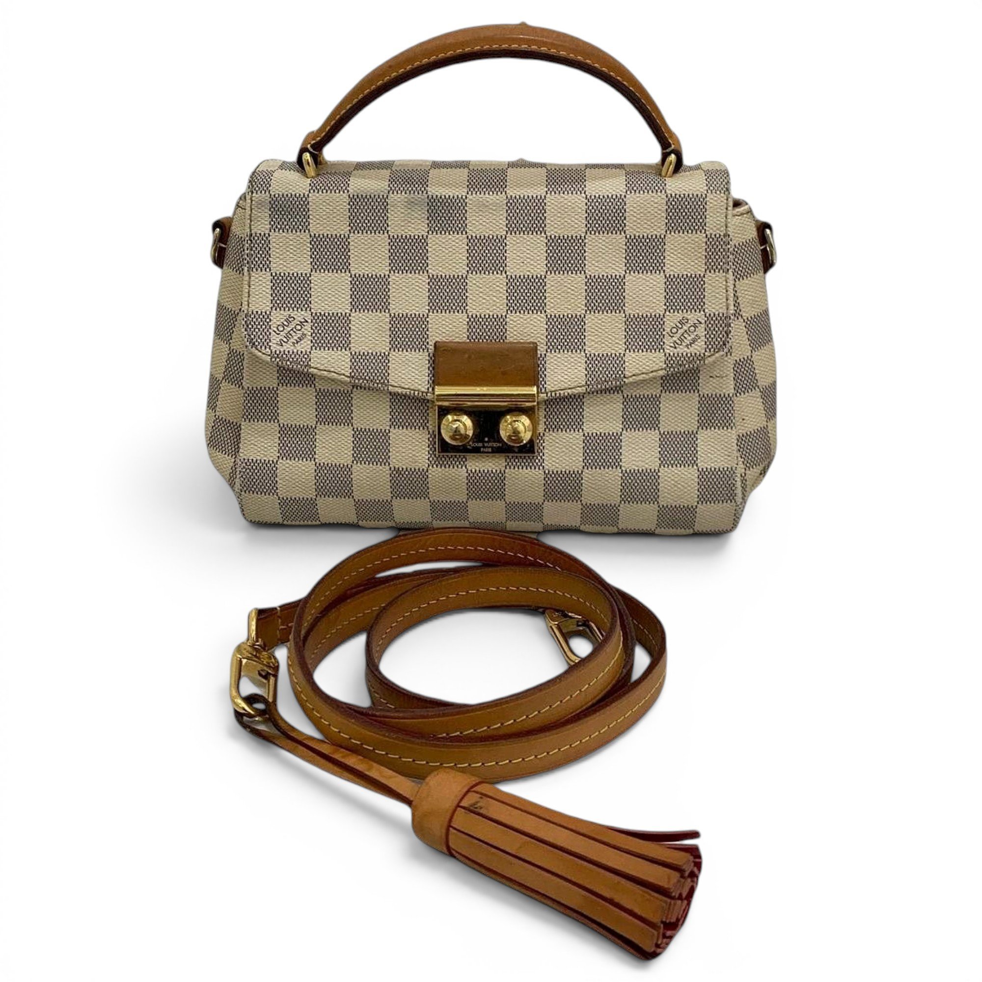 Croisette leather handbag