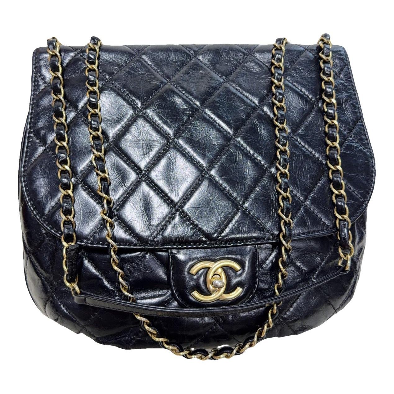 Chain Around leather handbag