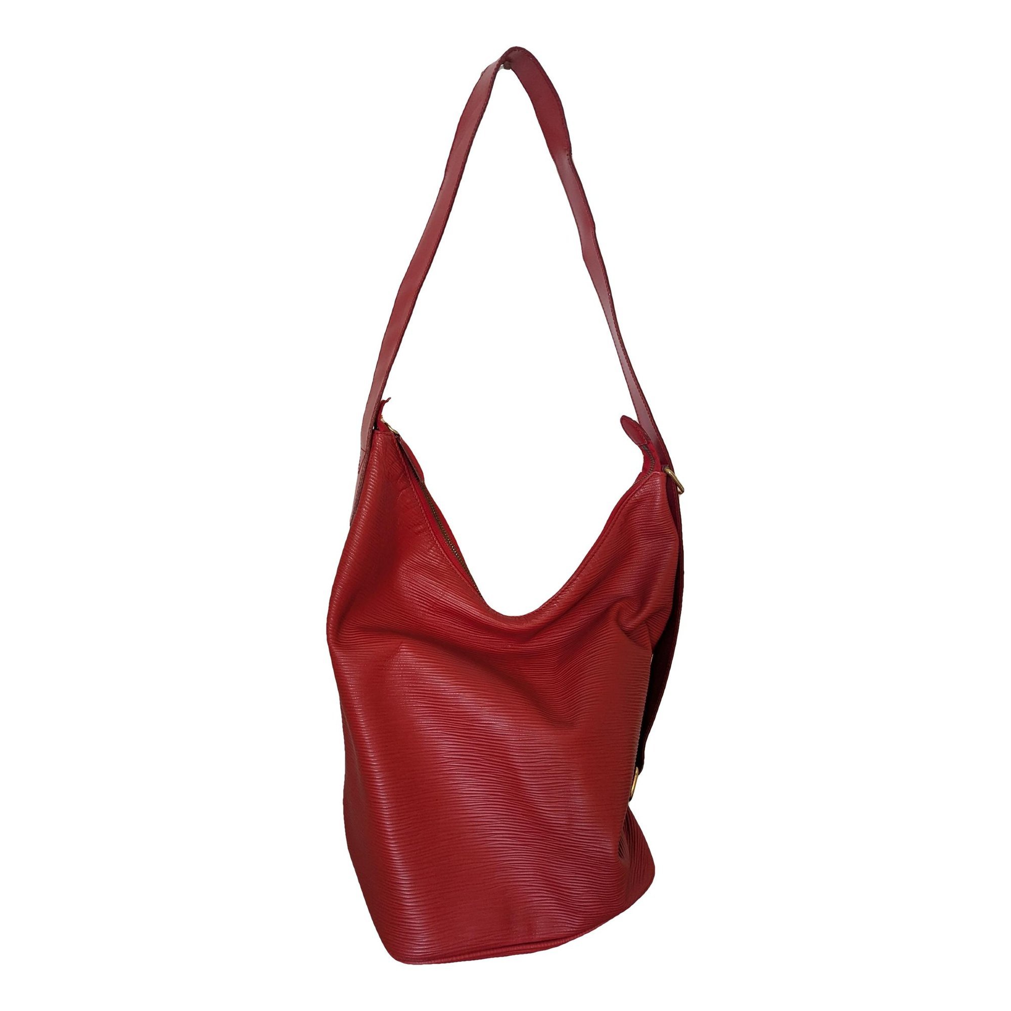 Leather tote