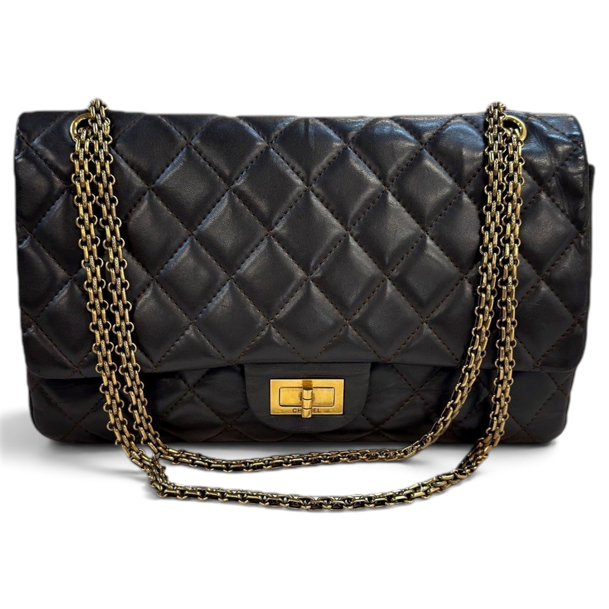 2.55 leather handbag