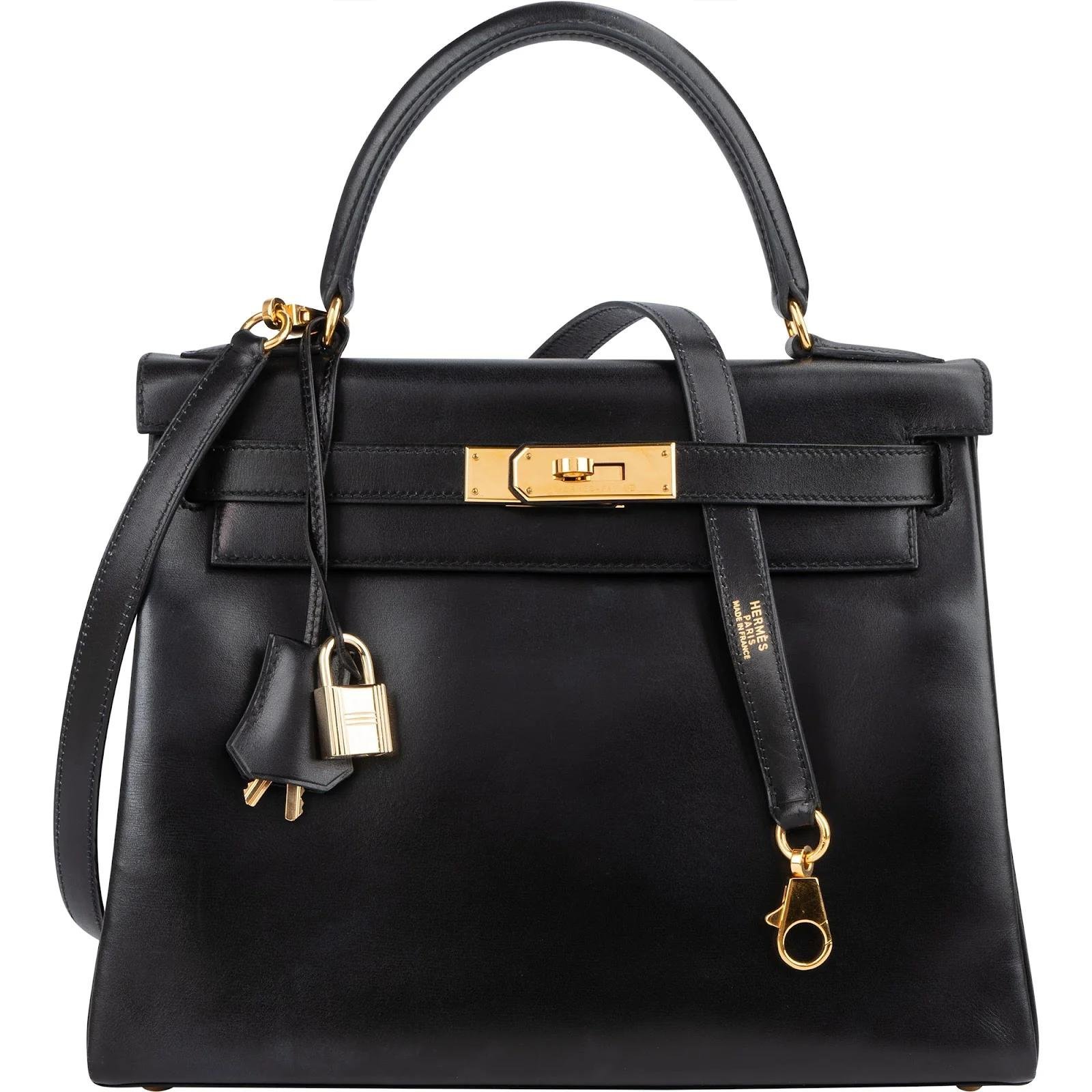 Kelly 28 leather handbag