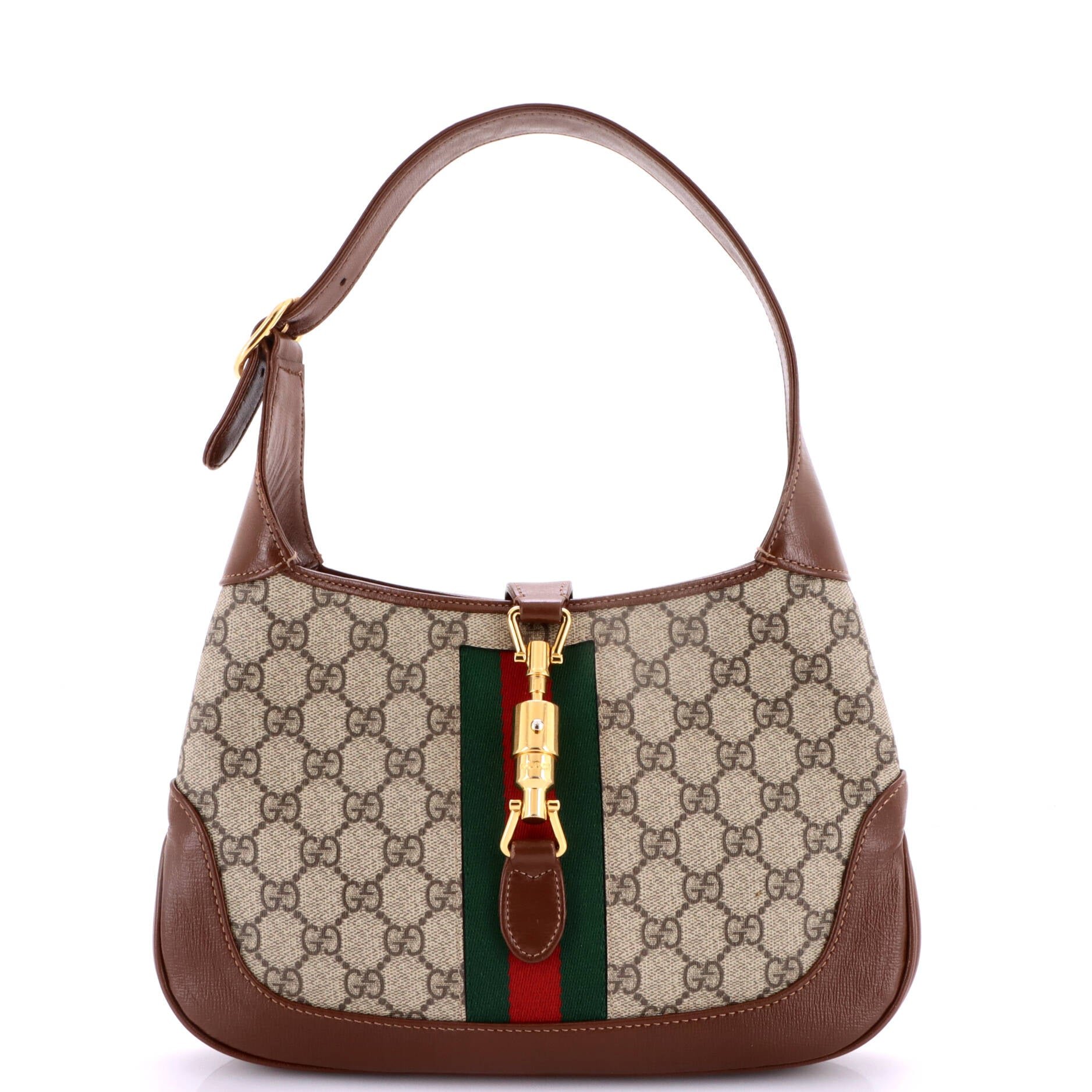 Jackie 1961 Hobo GG Coated Canvas Small