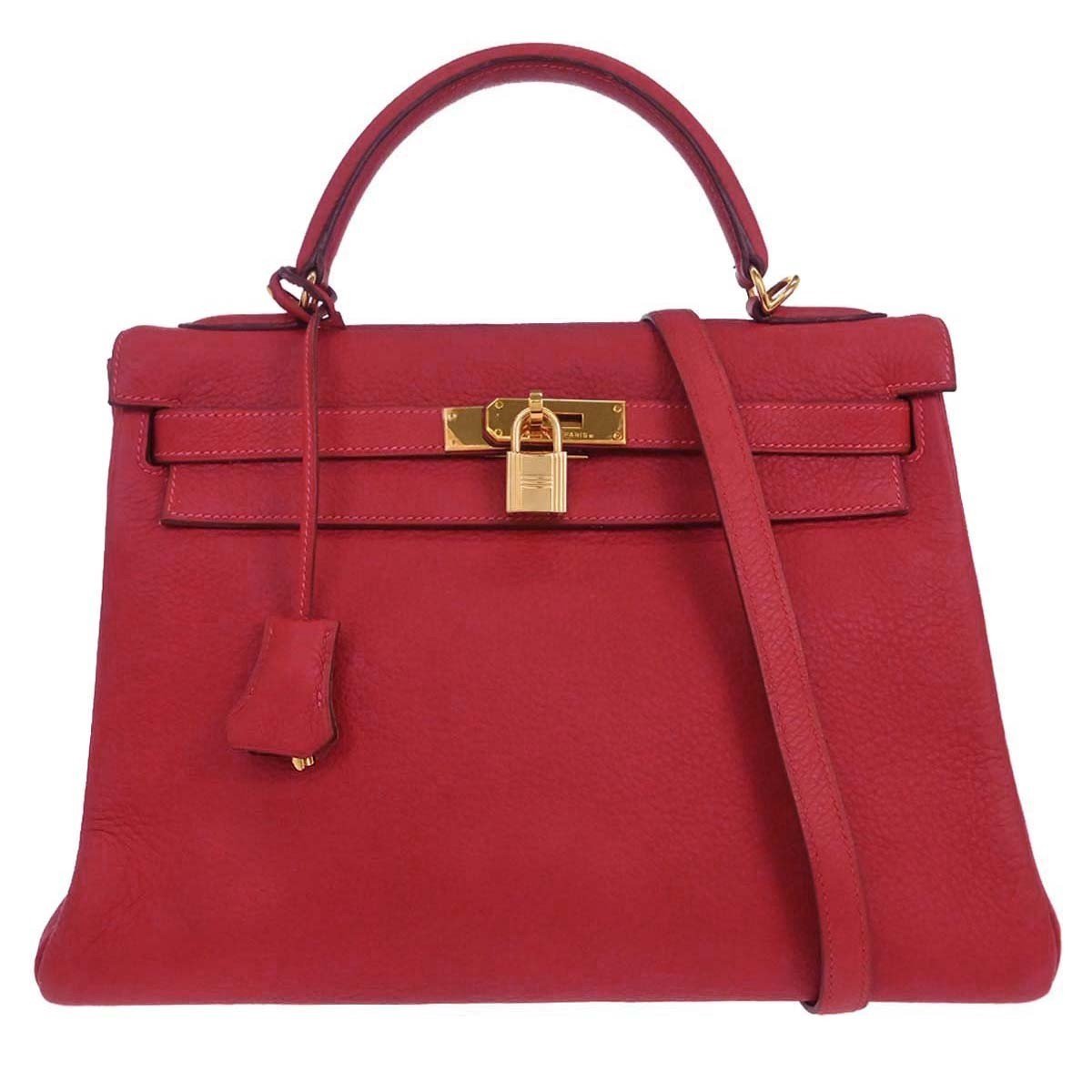 Kelly 32 leather handbag